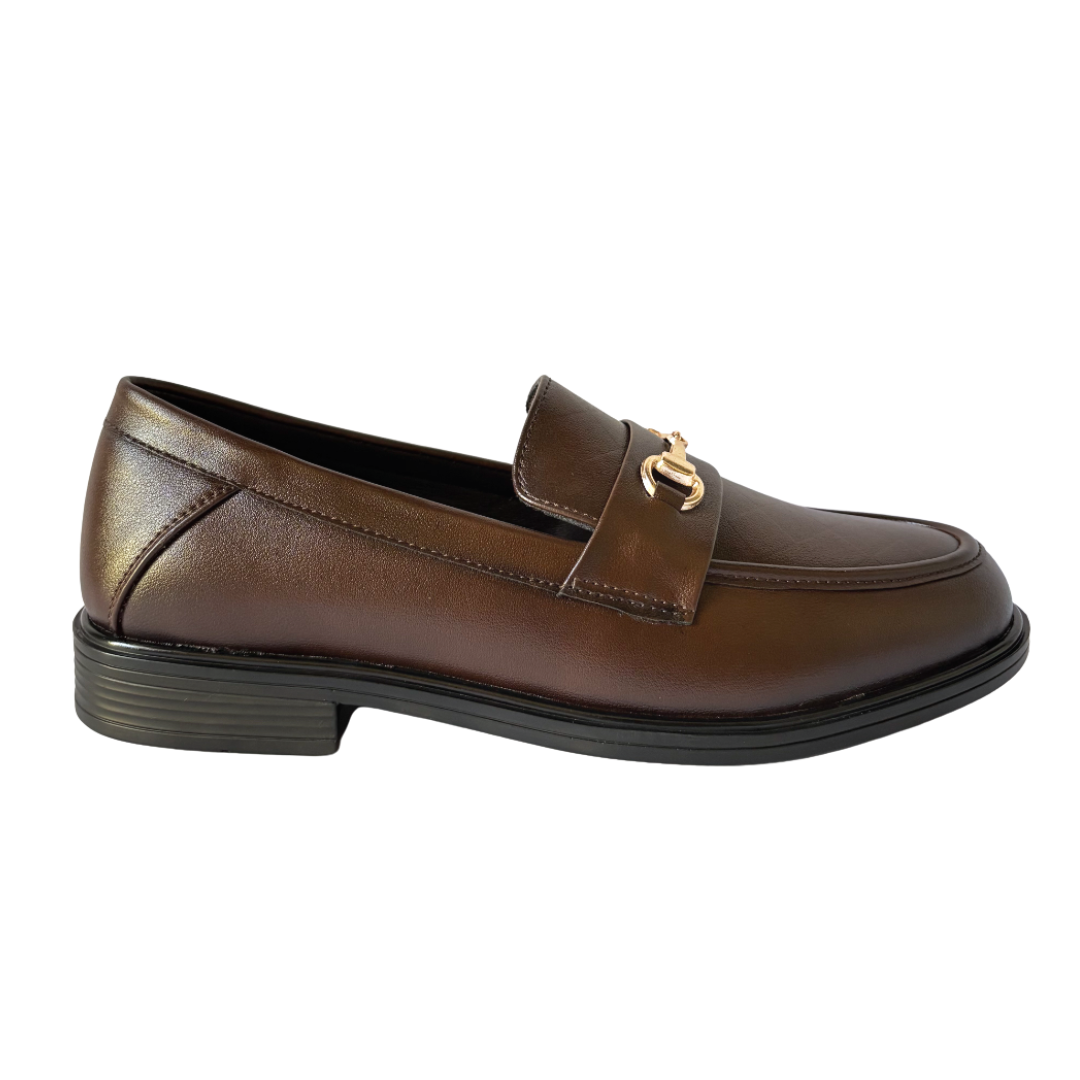 Premium Formal Slip-on Loafers for Men-Brown