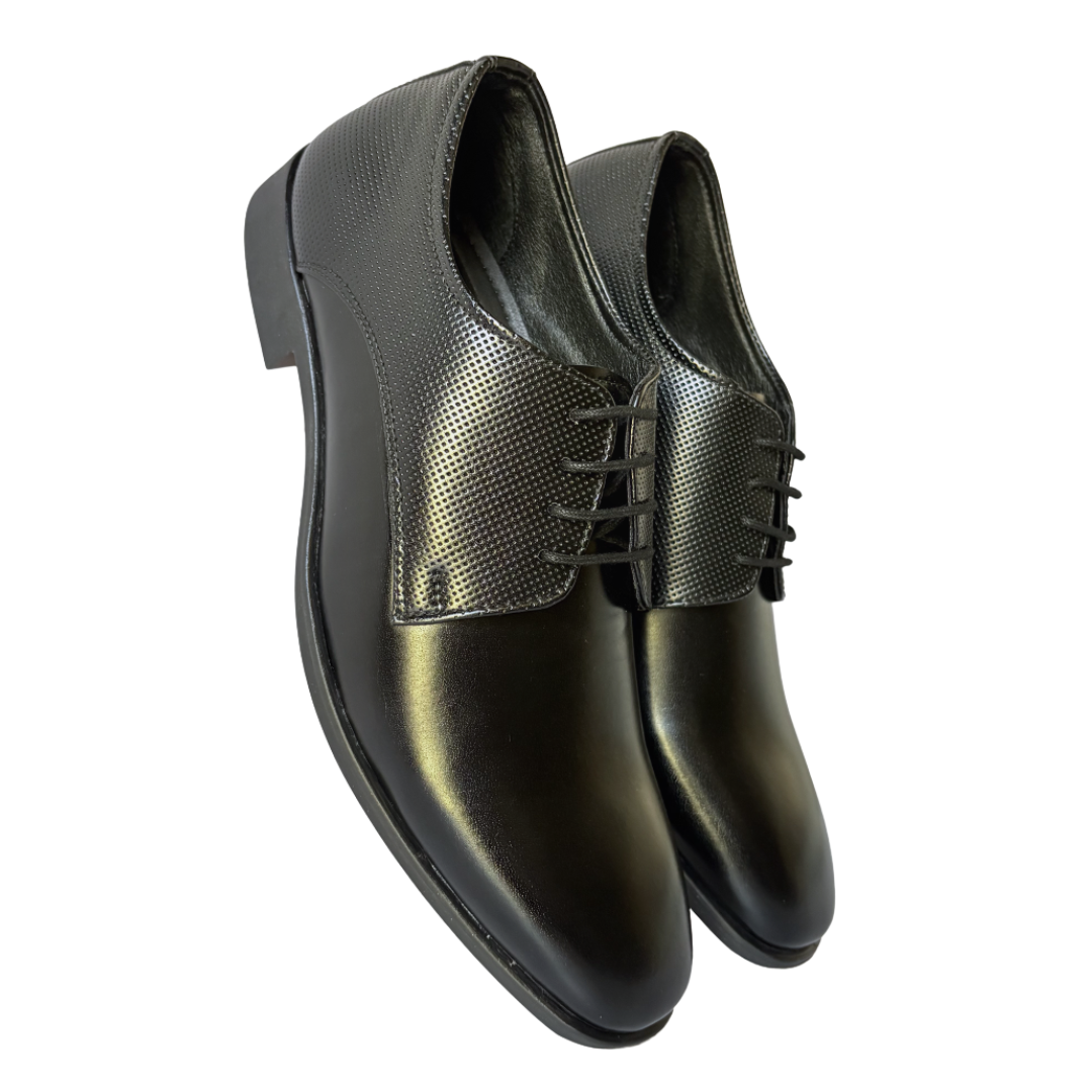 Oxford Lace-up Formal Shoes for Men-Black