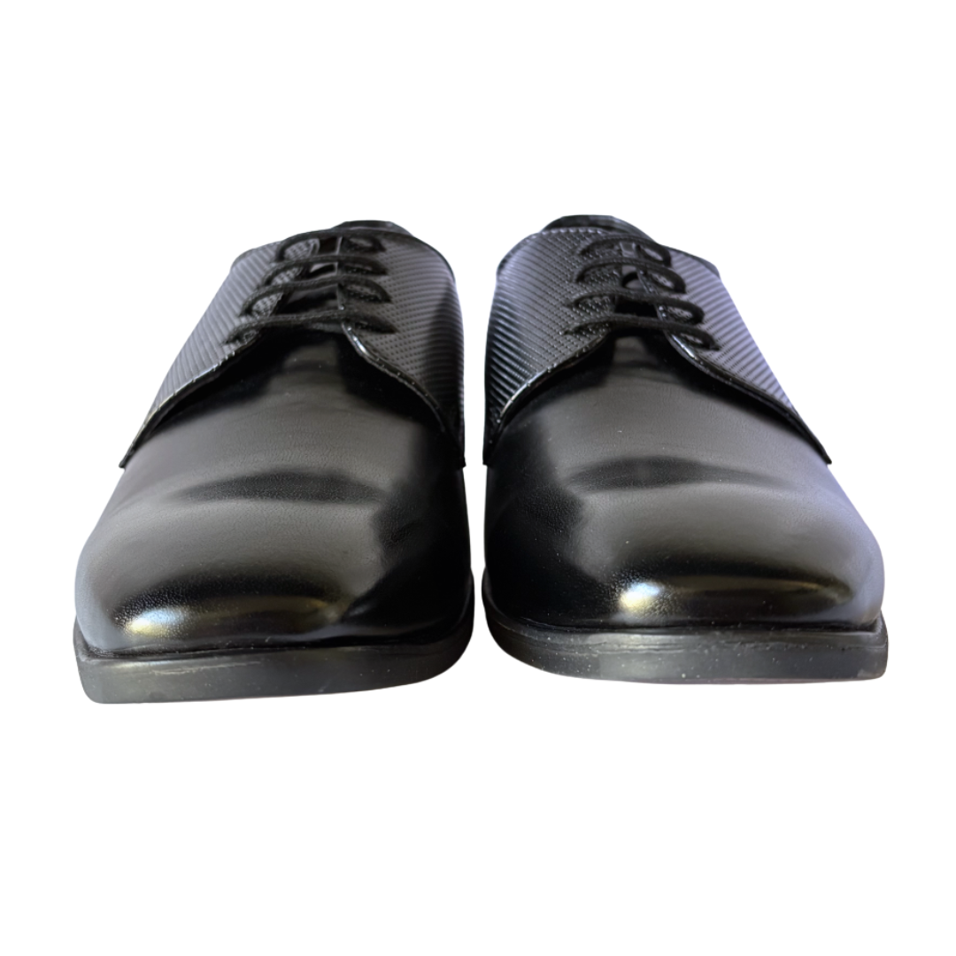 Oxford Lace-up Formal Shoes for Men-Black