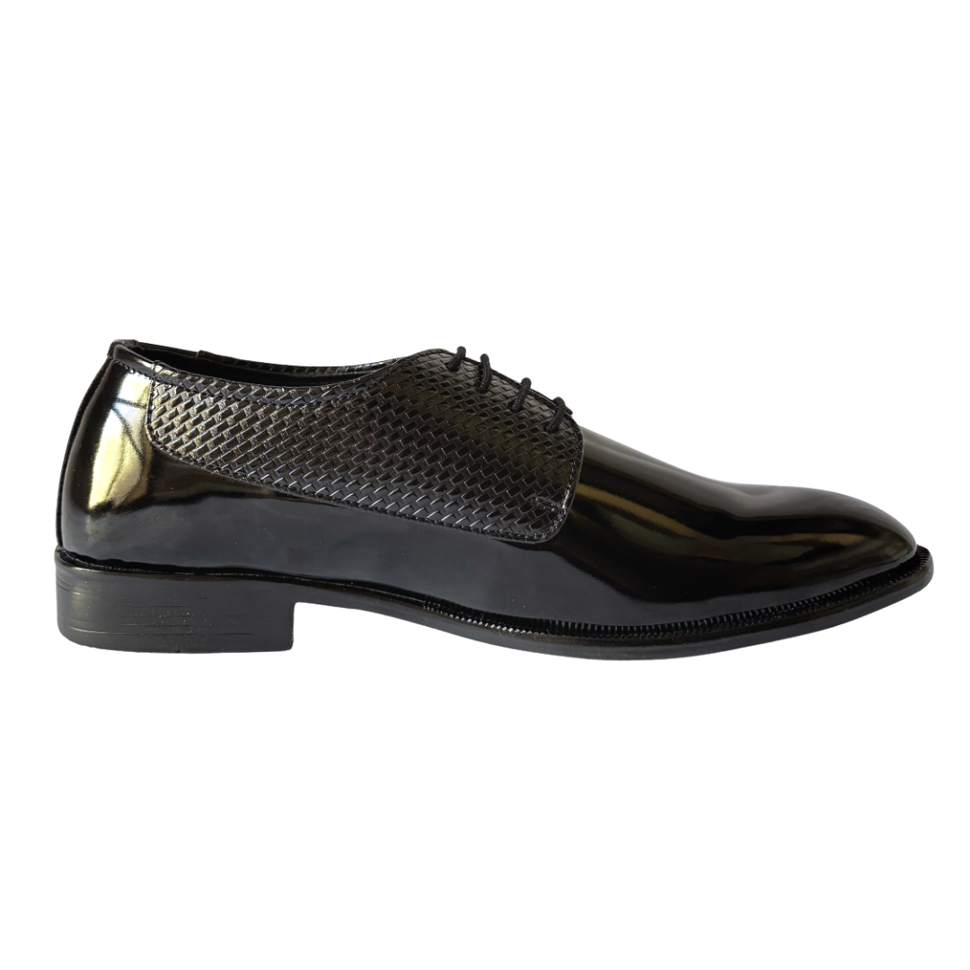 Derby Lace-up Formal Shoes for Men-Black