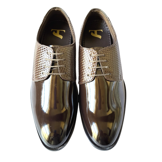 Derby Lace-up Formal Shoes for Men-Brown