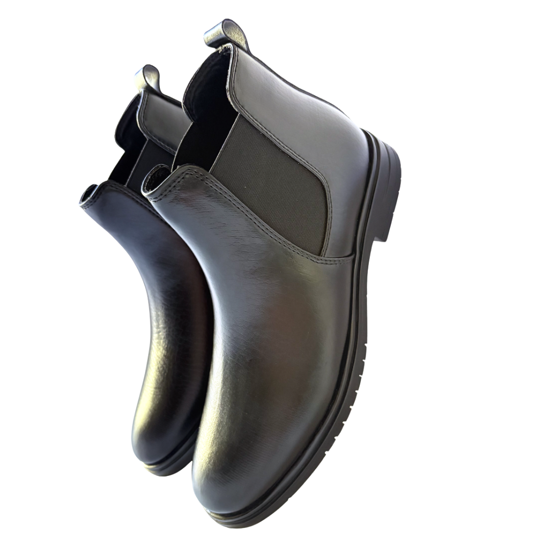 Classic Chelsea Boots for Men-Black