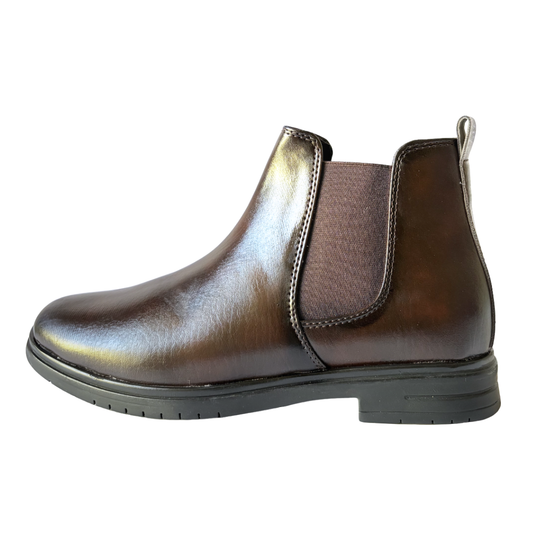 Classic Chelsea Boots for Men-Brown