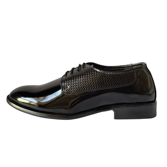 Derby Lace-up Formal Shoes for Men-Black