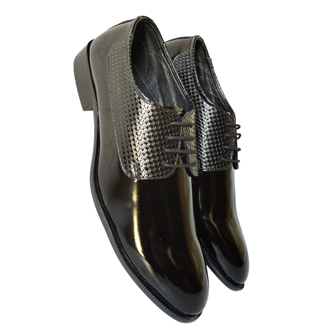 Derby Lace-up Formal Shoes for Men-Black