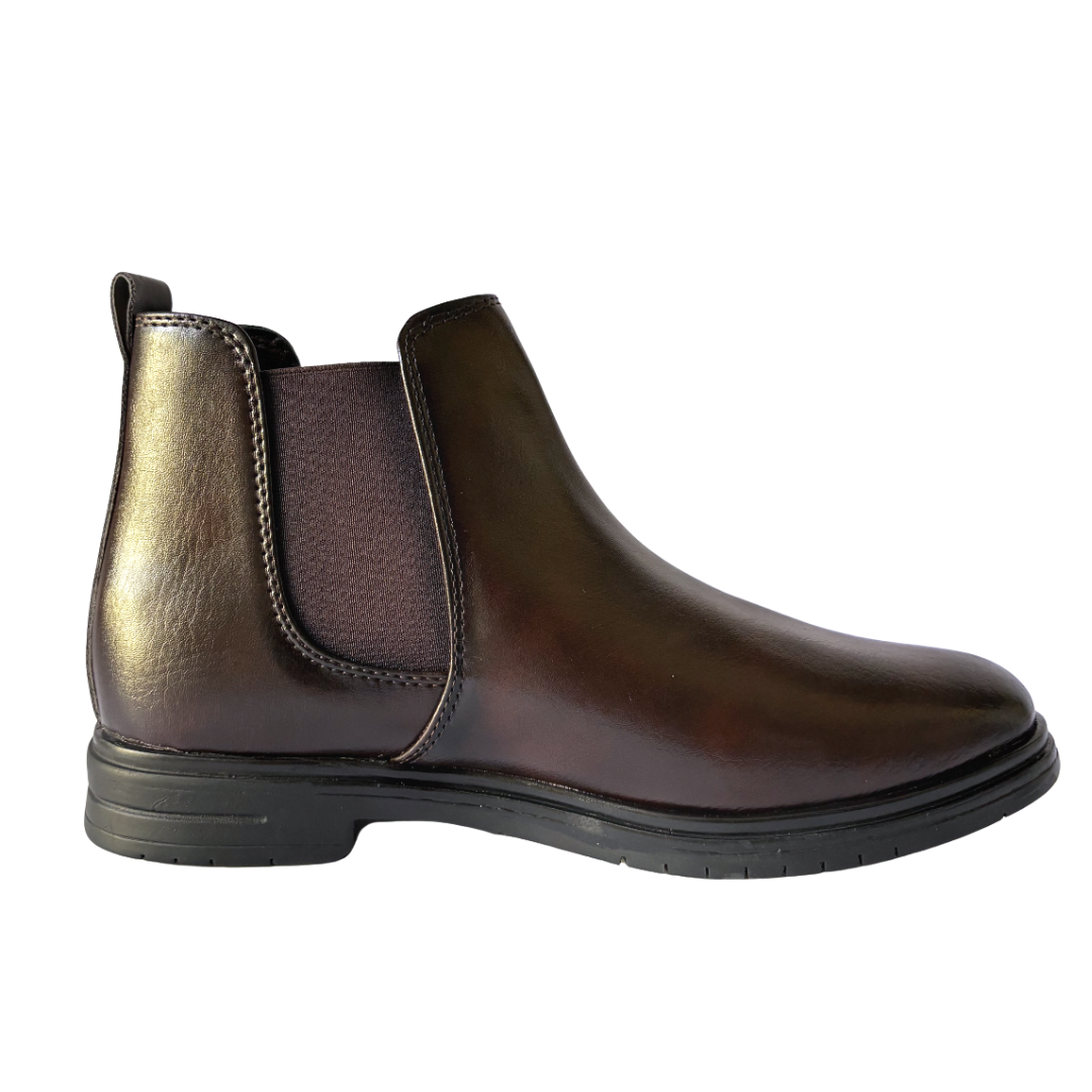 Classic Chelsea Boots for Men-Brown